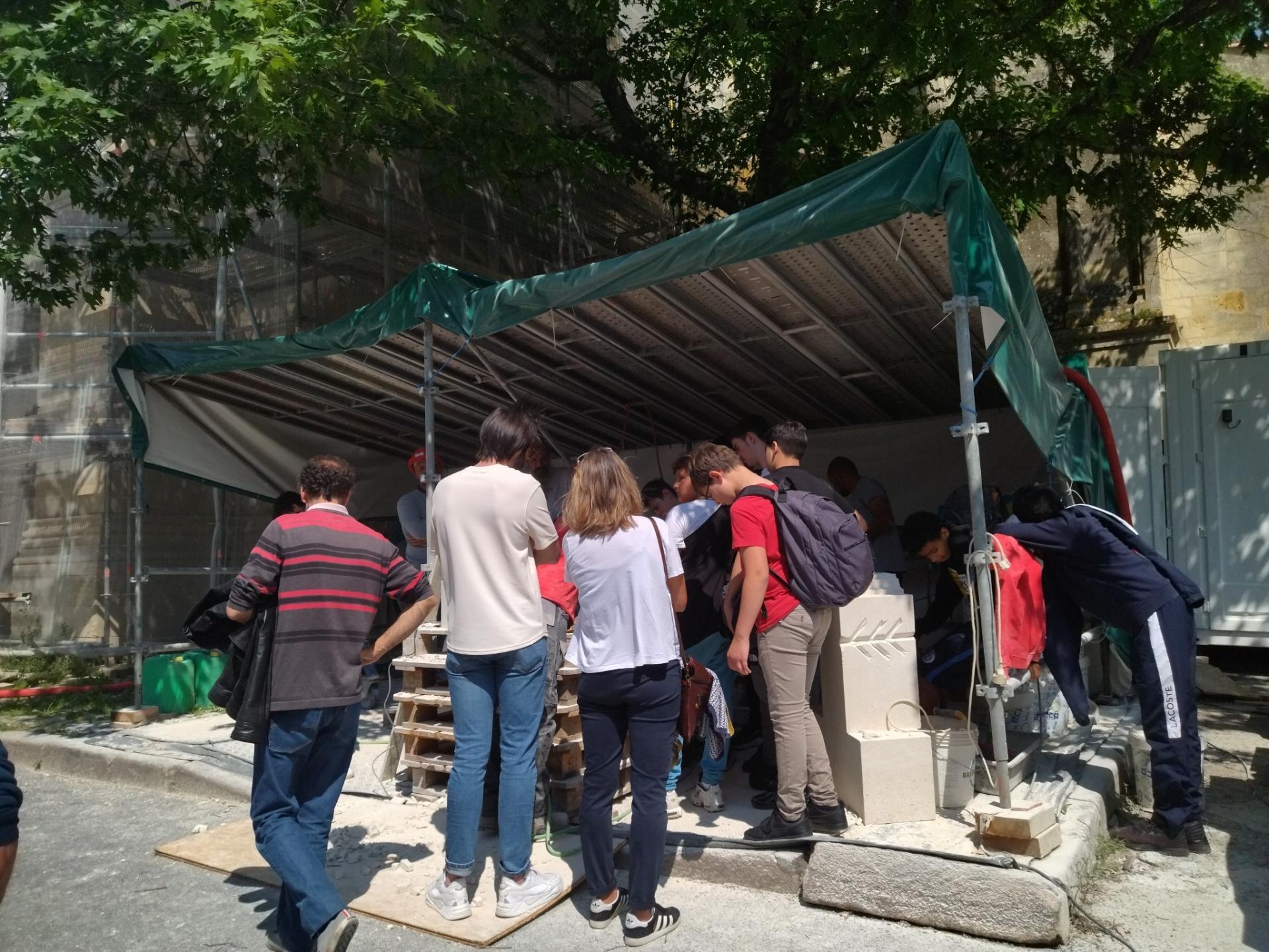 Visite Chantier Eglise Saint Jean 2023